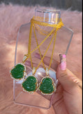 jade gold buddha chain necklace