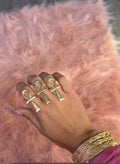 Ankh life symbol gold ring