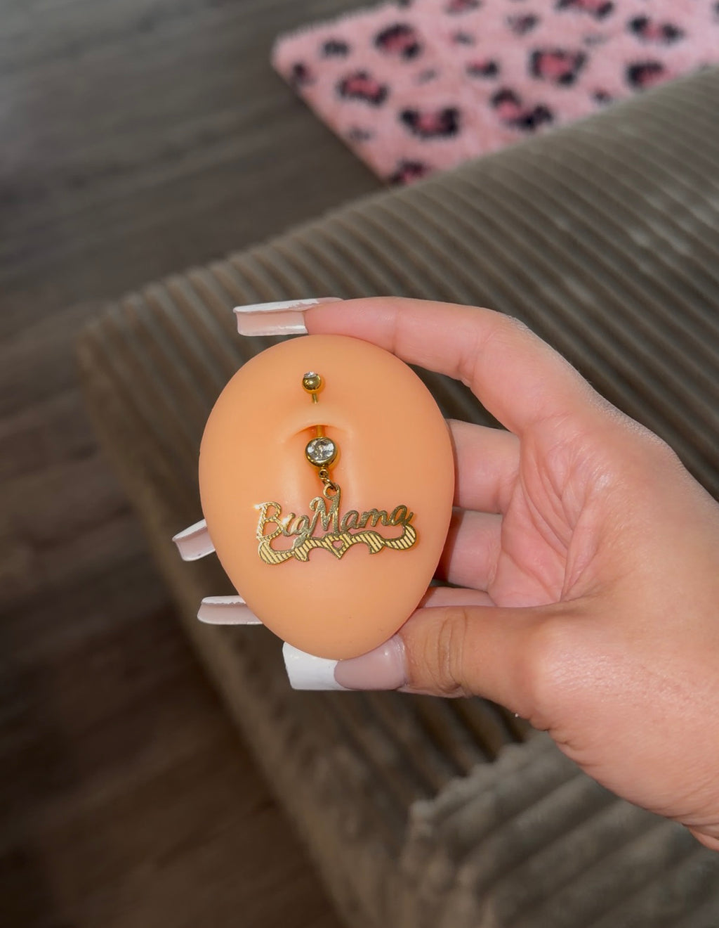 Custom belly ring