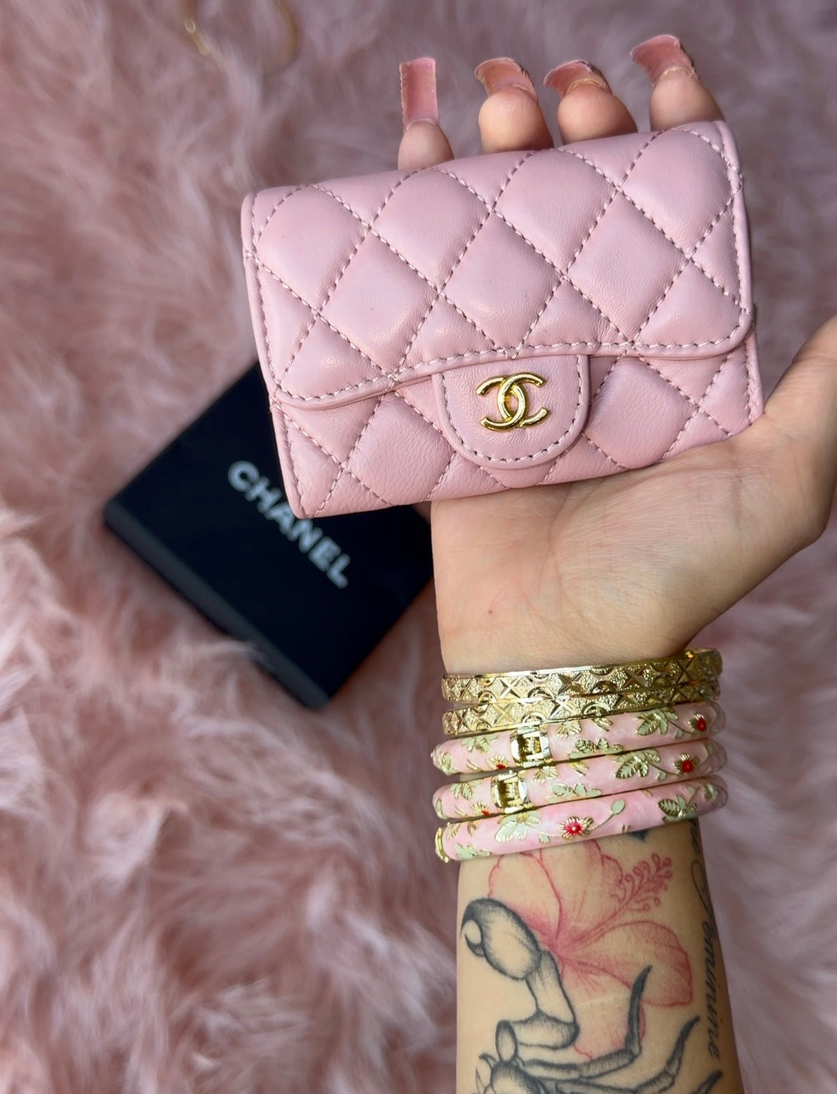 cc wallet pink