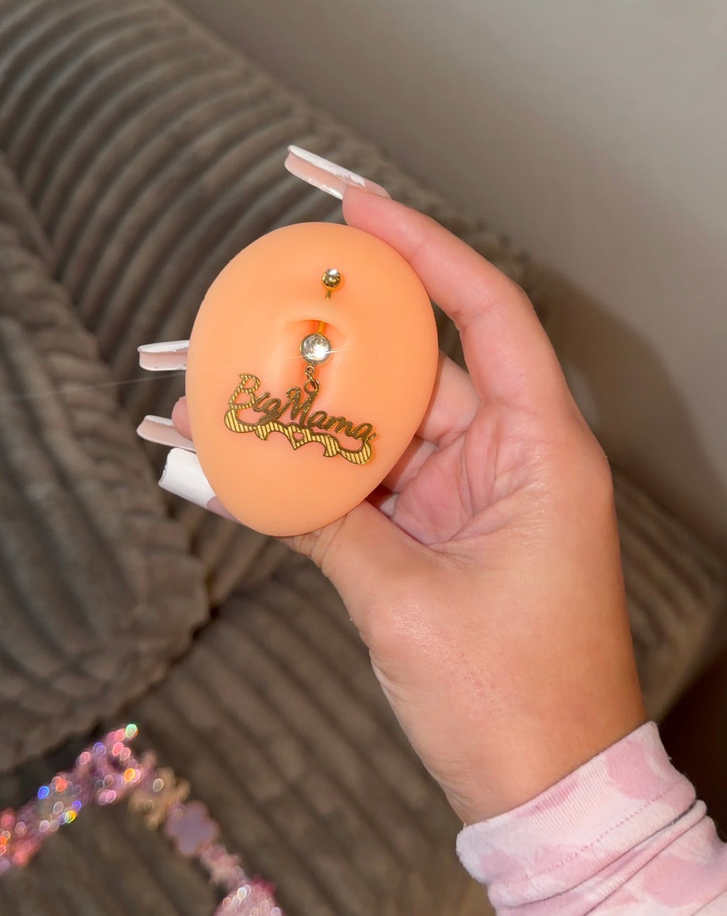 Custom belly ring