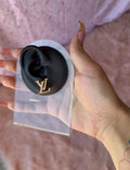 LV pink and gold studs
