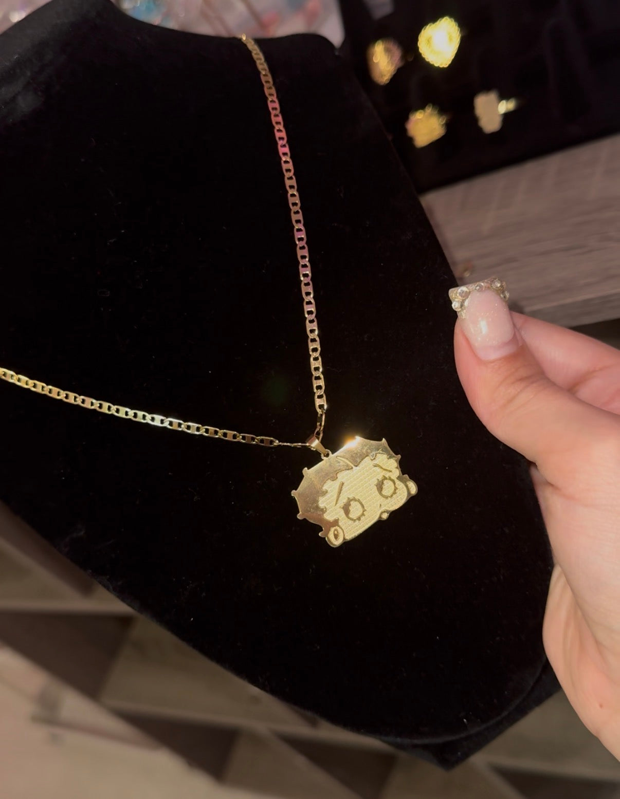 Boop 14k gold plated Necklace